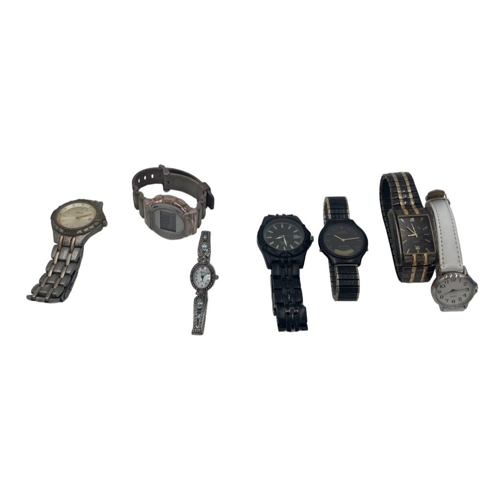Vintage & Modern Watch Collection Lot - Casio Relic Excalibur & More For Repair/